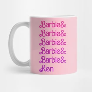 Barbie & Barbie & Barbie & Barbie & Barbie & Ken Mug